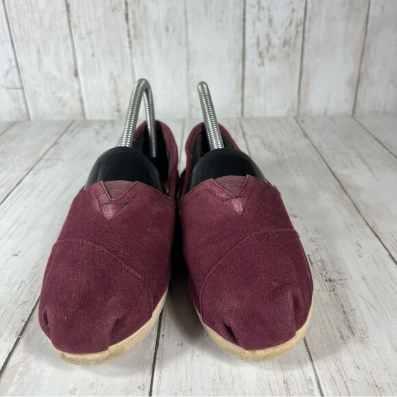 Toms maroon Womens 8‎ - Picture 4 of 9